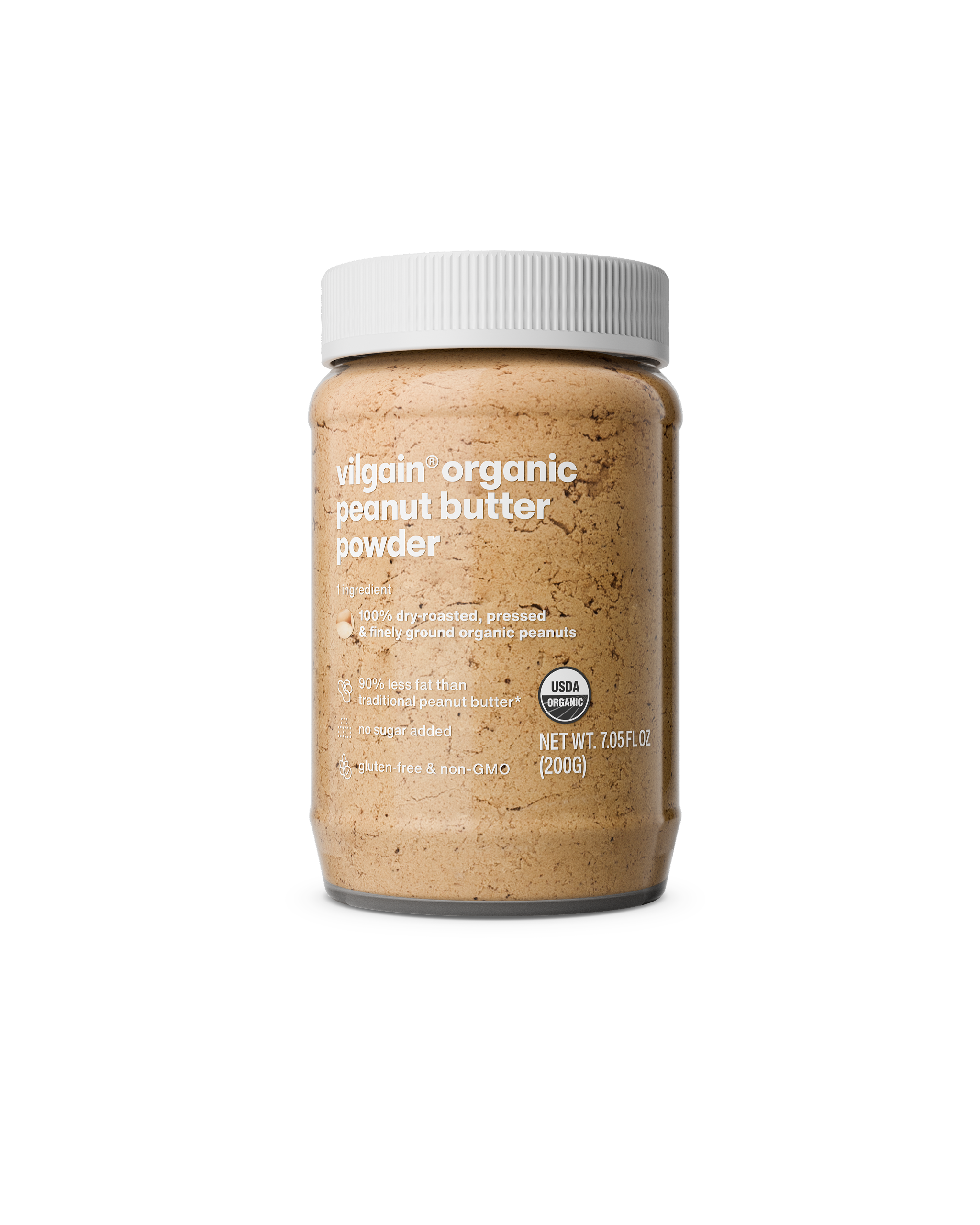 Natural Peanut Butter Powder - Sugar-Free, Low Fat | Vilgain US