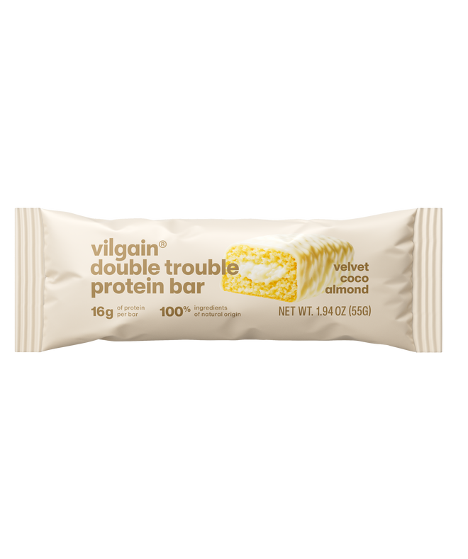 Double Trouble Protein Bar Velvet Coco Almond (12 pack)