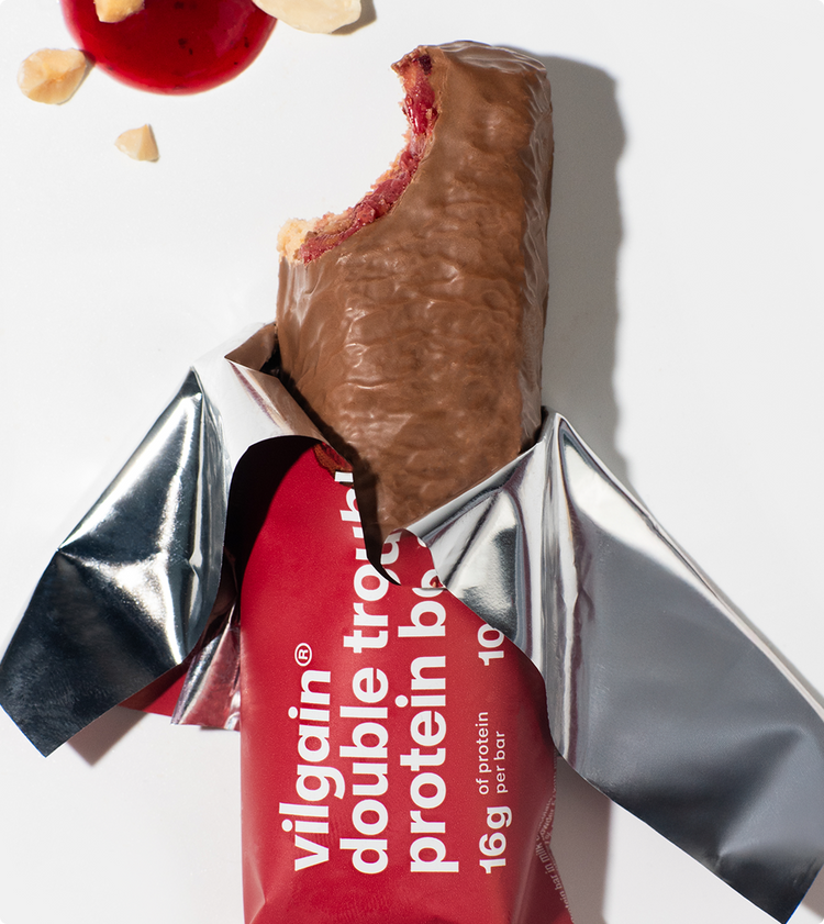 Double Trouble Protein Bar Peanut Butter & Raspberry Jelly (12 pack) – image 3