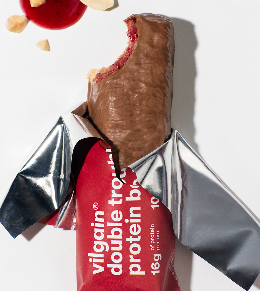 Double Trouble Protein Bar Peanut Butter & Raspberry Jelly (12 pack) – image 3