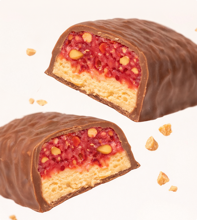 Double Trouble Protein Bar Peanut Butter & Raspberry Jelly (12 pack)