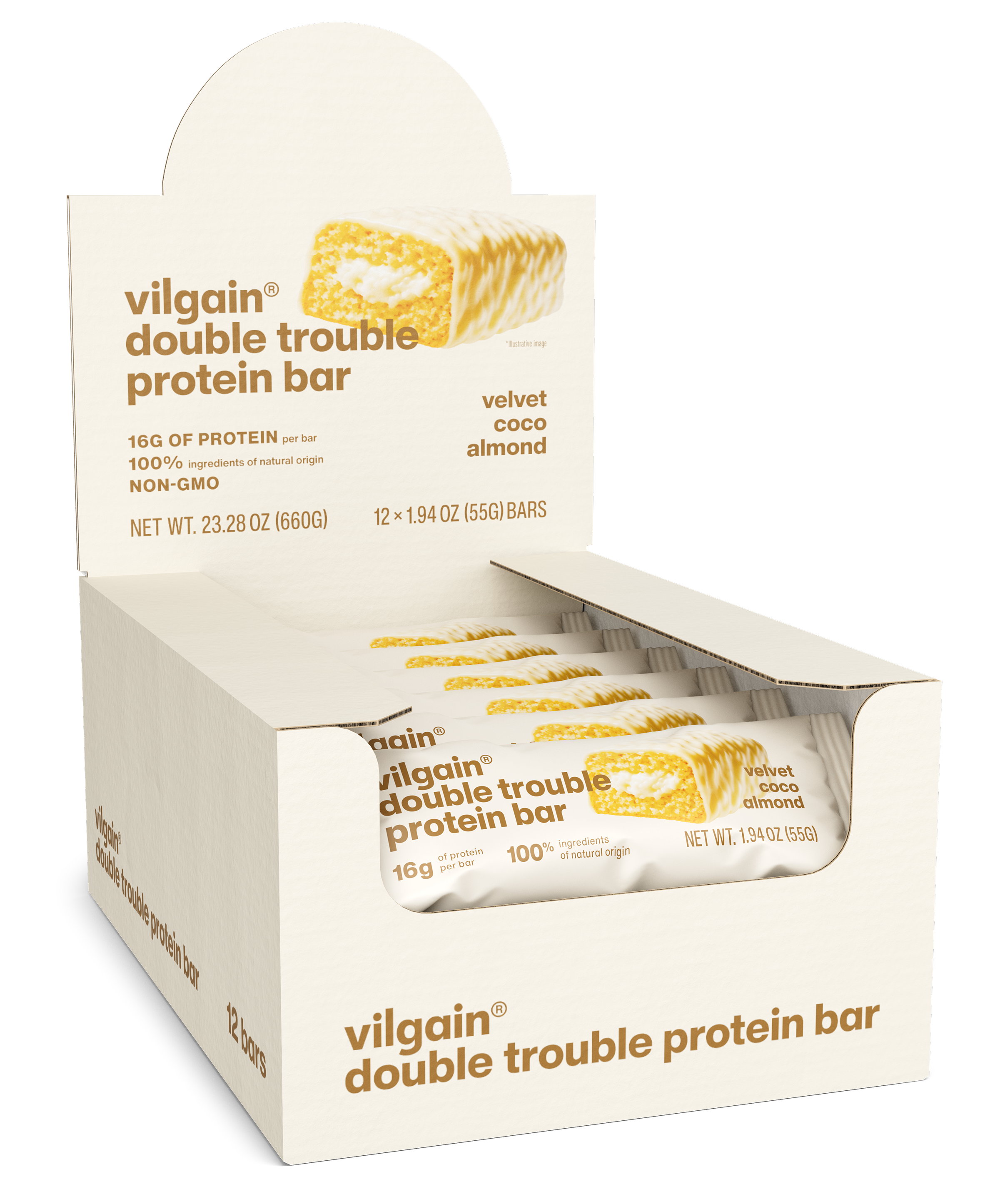 Double Trouble Protein Bar (12 pack)