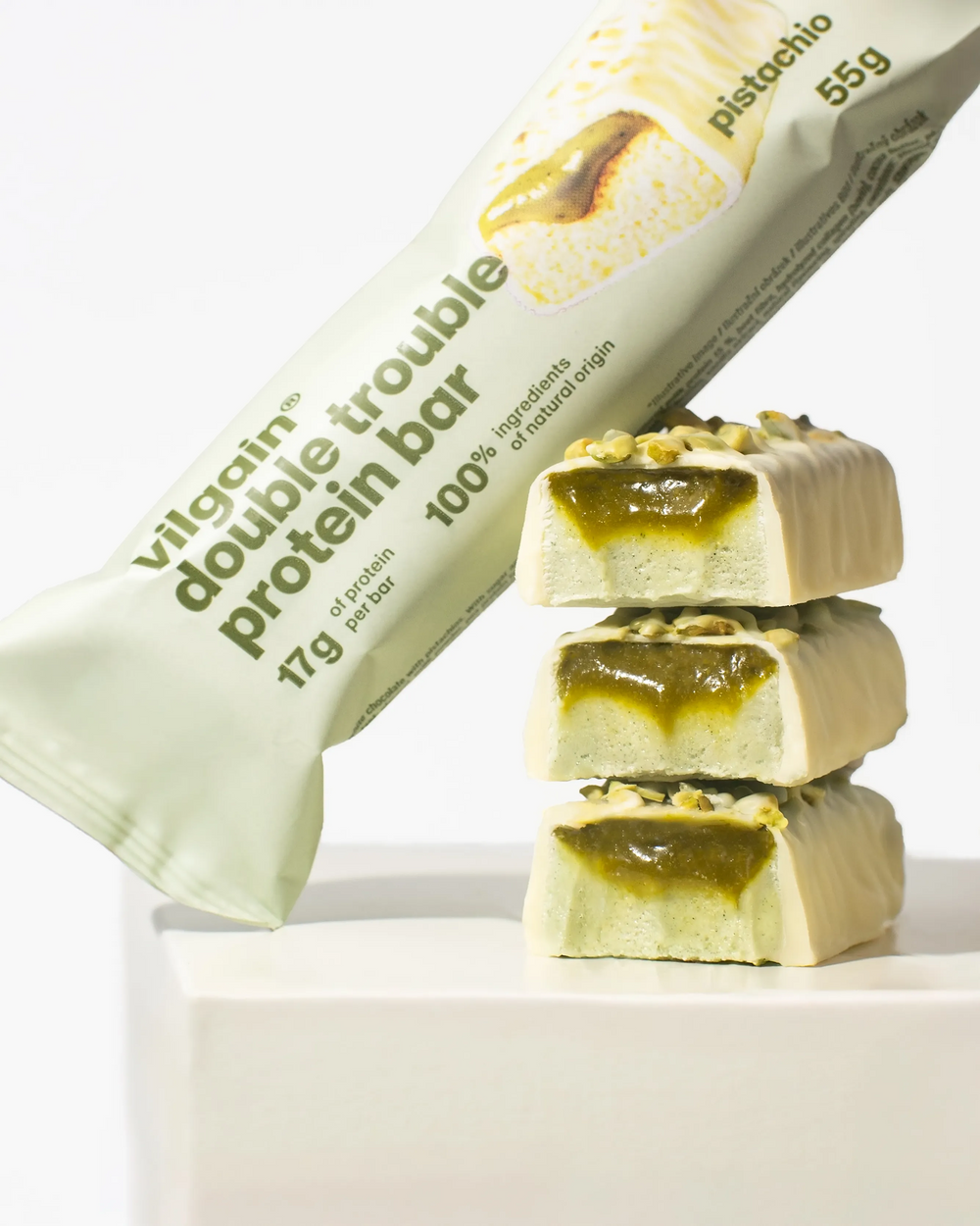 Double Trouble Protein Bar Pistachio (12 pack)