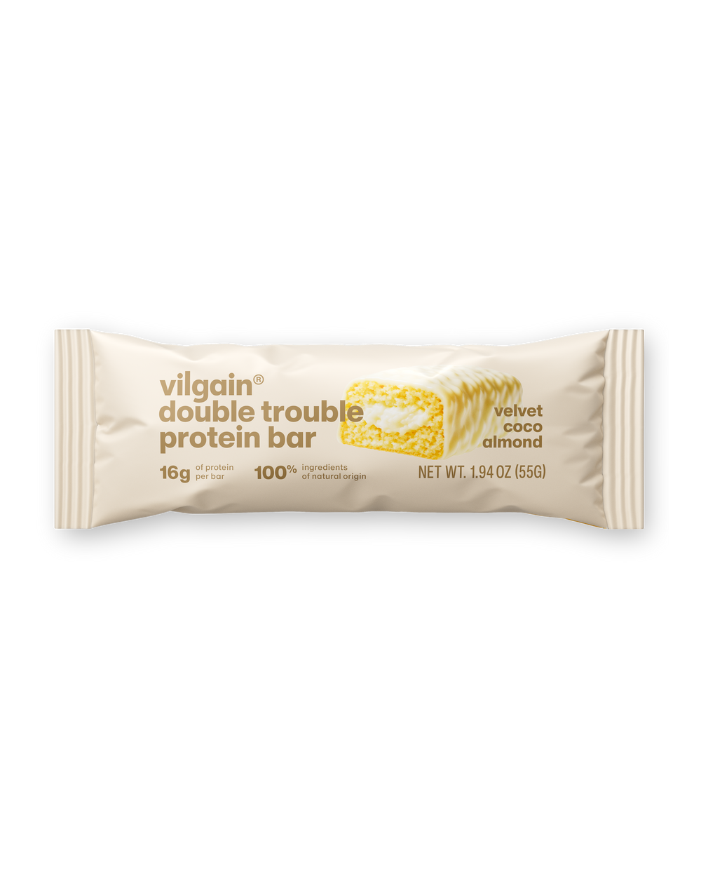 Double Trouble Protein Bar Velvet Coco Almond (12 pack)