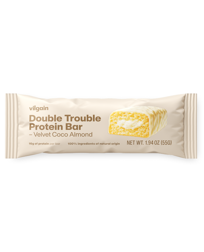 Double Trouble Protein Bar Velvet Coco Almond (12 pack)